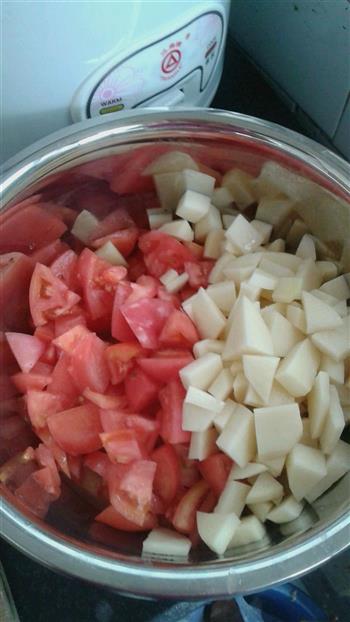 最适合老人孩子吃的西红柿炖牛肉的做法步骤4