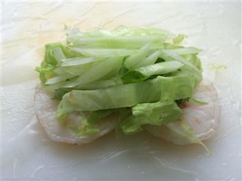 越南鲜虾春卷-一款吃到饱的瘦身餐的做法步骤6
