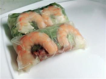 越南鲜虾春卷-一款吃到饱的瘦身餐的做法步骤7