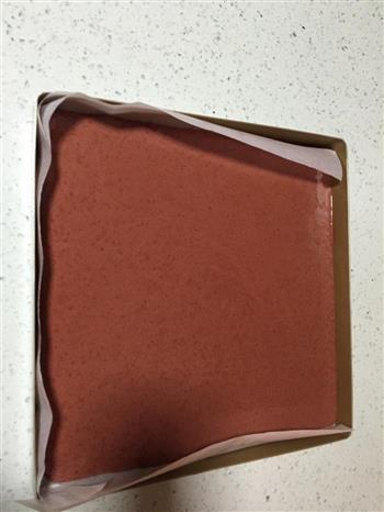 红丝绒榴莲蛋糕卷的做法步骤5