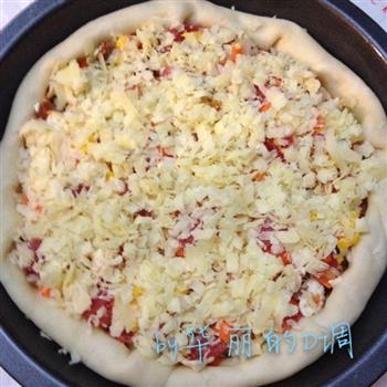 西红柿鸡蛋披萨的做法步骤20