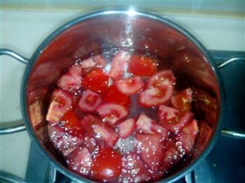 番茄肉丸汤的做法步骤3
