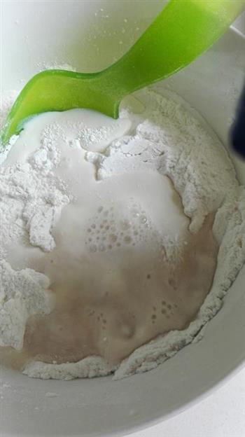 粘米粉牛奶发糕的做法图解3