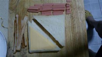 炒鸡简单好吃的三明治哟的做法图解2