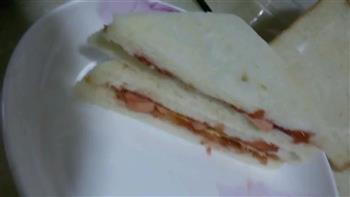 炒鸡简单好吃的三明治哟的做法步骤5