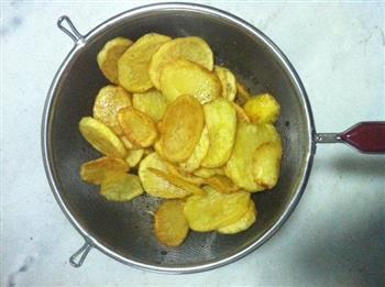 油炸土豆片的做法步骤3