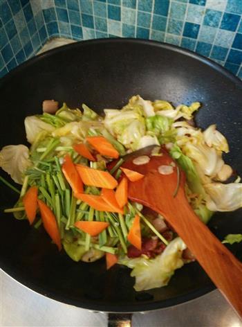 干锅包菜的做法步骤6