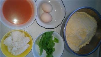 鸡蛋杂粮煎饼、十谷浆的做法图解1