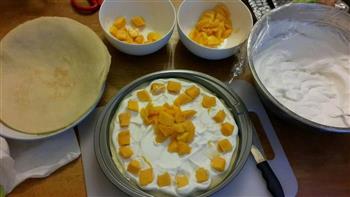 芒果千层蛋糕的做法步骤18