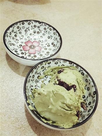 红豆抹茶冰淇淋的做法步骤9