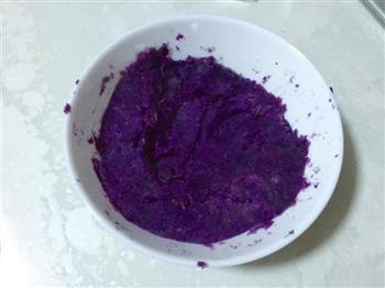 红豆紫薯布丁的做法图解3