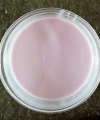紫薯牛奶配银耳的做法步骤1