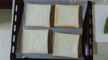 芝士吐司三明治的做法图解2