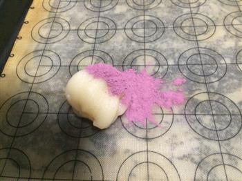 奶香紫薯冰皮月饼的做法图解3