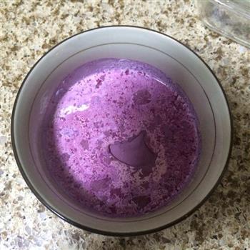 奶香紫薯冰皮月饼的做法图解5