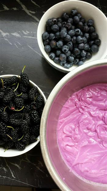 紫薯酸奶裸蛋糕的做法步骤17