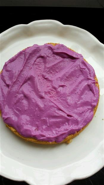 紫薯酸奶裸蛋糕的做法步骤20
