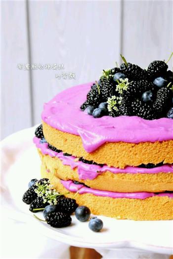 紫薯酸奶裸蛋糕的做法步骤23
