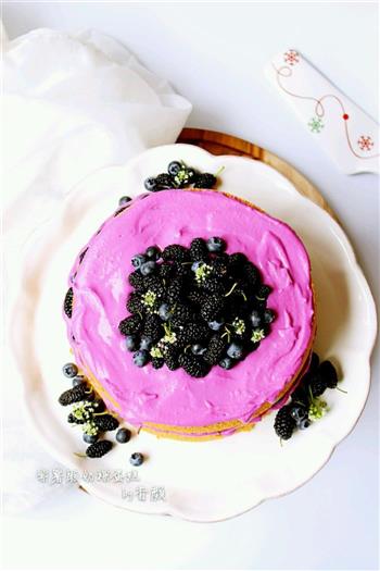 紫薯酸奶裸蛋糕的做法步骤24