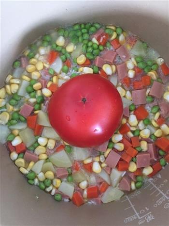 超级方便的电饭锅整颗番茄饭的做法图解4