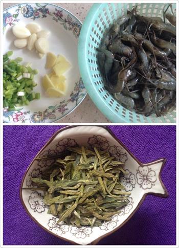 龙井茶香盐水虾的做法步骤1
