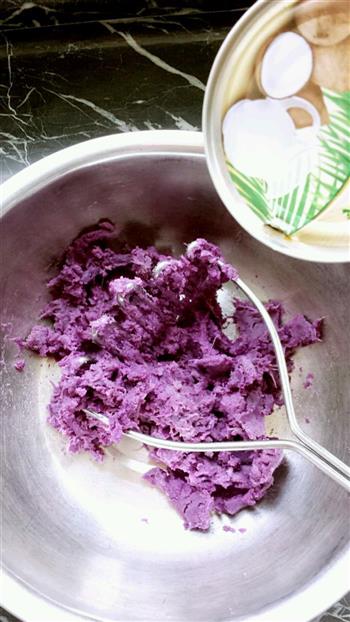抹茶紫薯司康的做法步骤8