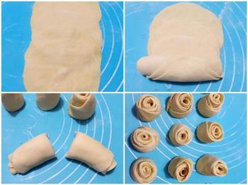 玫瑰花面包的做法步骤4