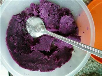 紫薯包子的做法步骤3