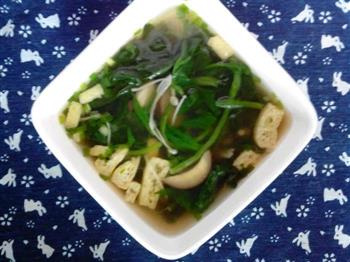 芦笋蛋饼&菌菇菠菜味噌汤&橘子的做法步骤2