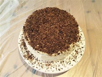 三层巧克力蛋糕软芝士糖霜夹心的做法图解1