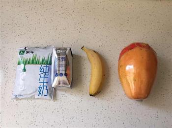 木瓜香蕉奶昔的做法图解1