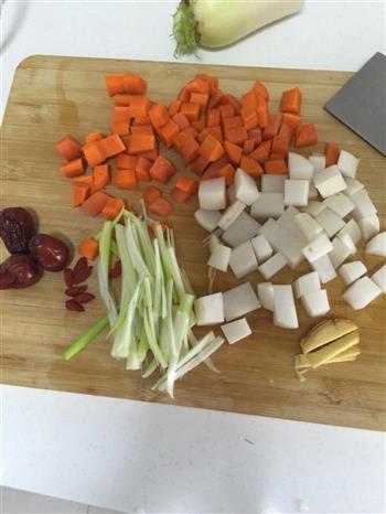 萝卜炖牛肉的做法步骤2