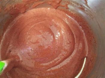红丝绒蛋糕卷-暖心的茶点心的做法步骤4