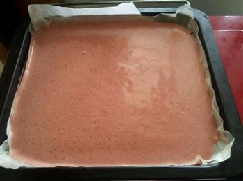 红丝绒蛋糕卷-暖心的茶点心的做法步骤8