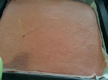 红丝绒蛋糕卷-暖心的茶点心的做法图解9