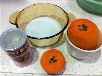 木瓜椰奶冻的做法图解1