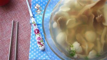 快手菌菇汤-光波炉教你简单制作汤羹的做法步骤10