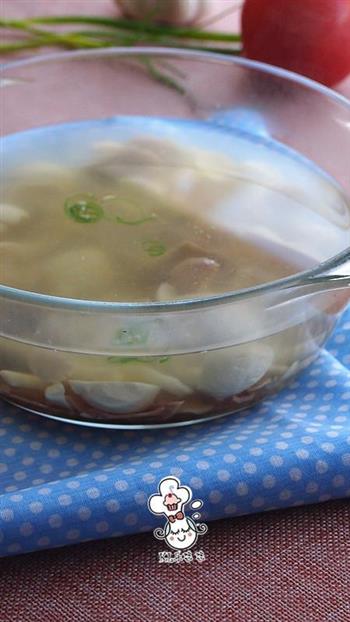 快手菌菇汤-光波炉教你简单制作汤羹的做法步骤11