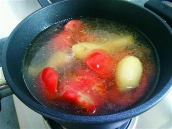 番茄土豆牛尾汤的做法步骤7