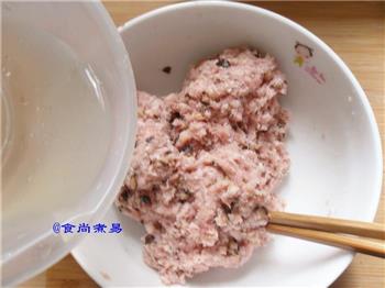 手工冬菇猪肉丸的做法步骤6