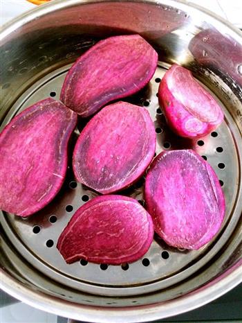 —紫薯玫瑰花花卷的做法步骤1