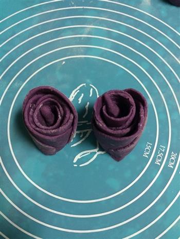 —紫薯玫瑰花花卷的做法图解15