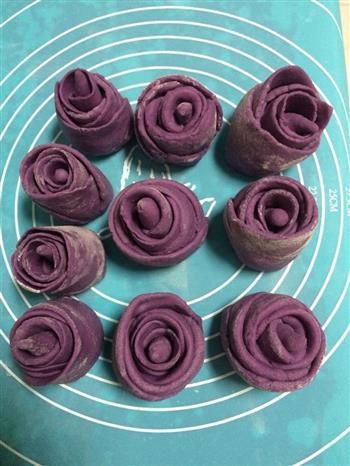 —紫薯玫瑰花花卷的做法图解16