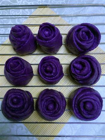 —紫薯玫瑰花花卷的做法图解19