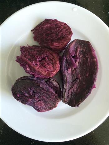 —紫薯玫瑰花花卷的做法图解2