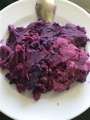 —紫薯玫瑰花花卷的做法步骤4