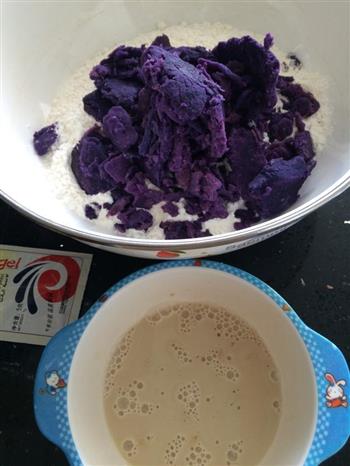 —紫薯玫瑰花花卷的做法步骤6