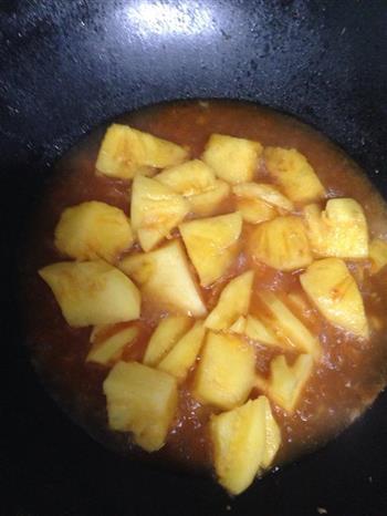 菠萝排骨-酸甜开胃菜的做法步骤9