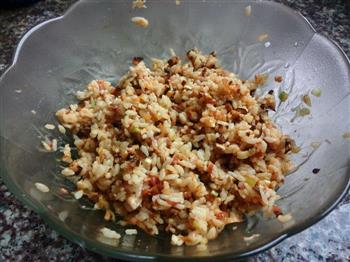 香菇肉末米饭煎饼的做法步骤4
