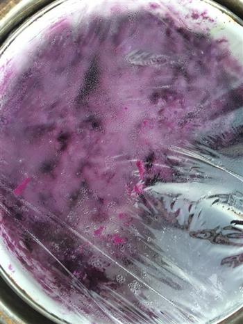 紫薯芝士莲蓉奶黄冰皮月饼的做法步骤5